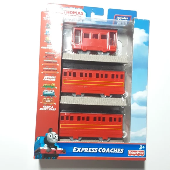 VINTAGE Fisher Price Thomas the Train: TrackMaster Express Coaches NEW Cars & Vehicles